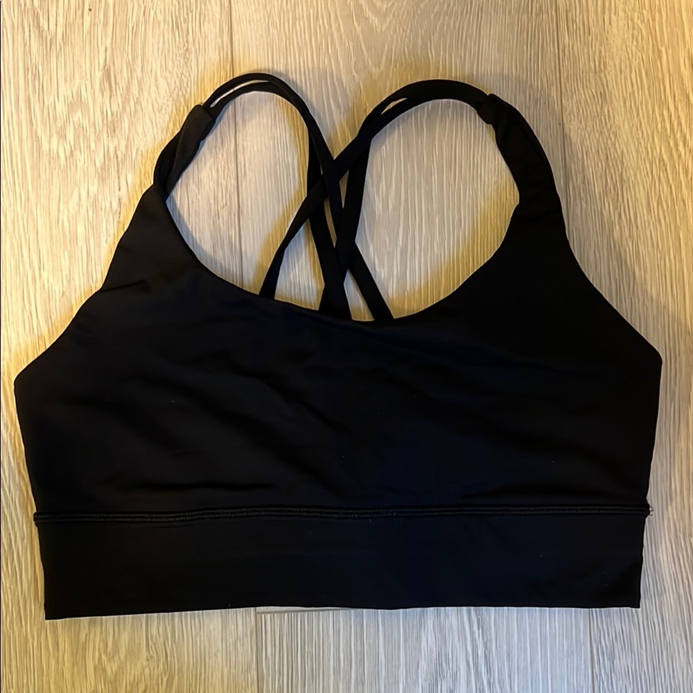 Lululemon - Black Strappy Sports Bra